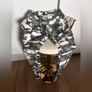 Almost Famous Green Camouflage Joggers (XL)